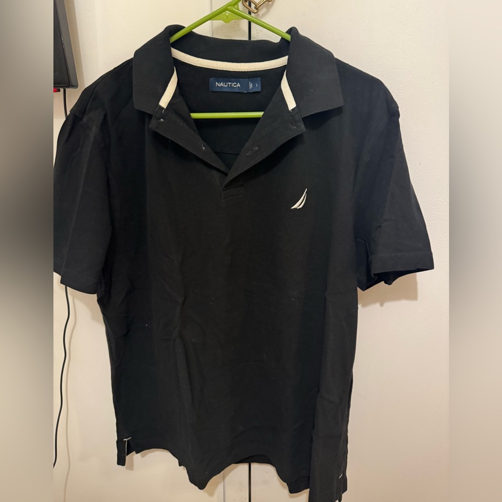 Nautica Black Polo Shirt
